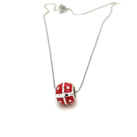 925 Chain with Ladybug Charm - Picture 2 of 5